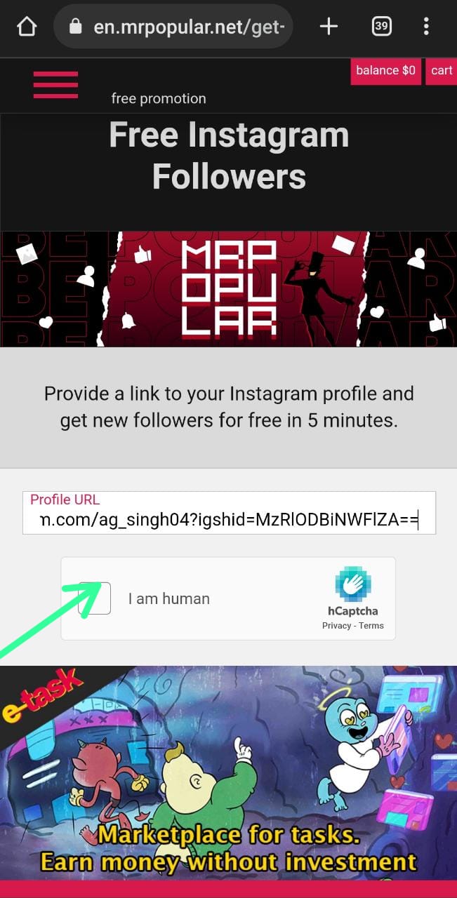 Get Free IG Follower with MrPopular Site DeMiS Ki DuNiYa